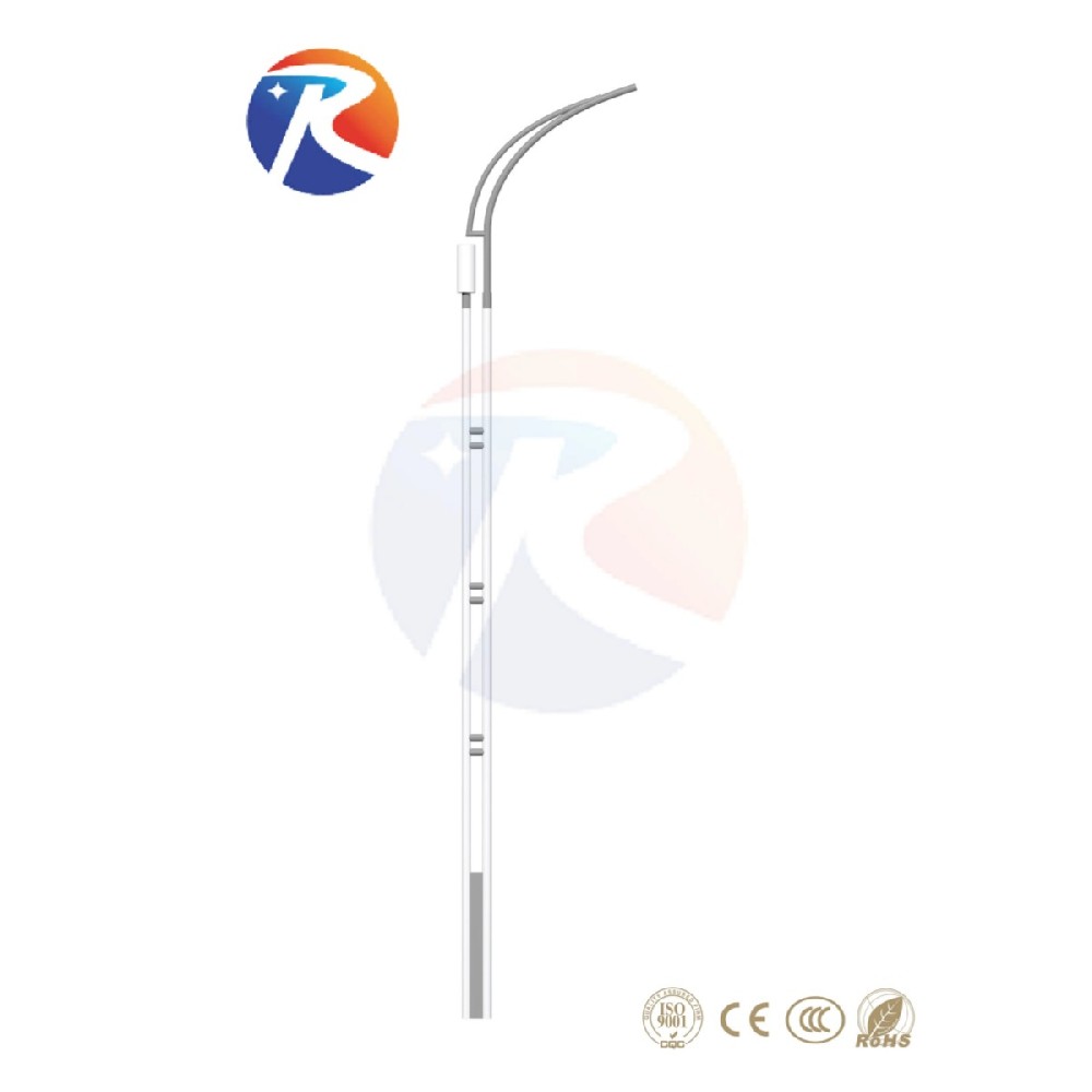 12m Galvanized Street Lighting Pole