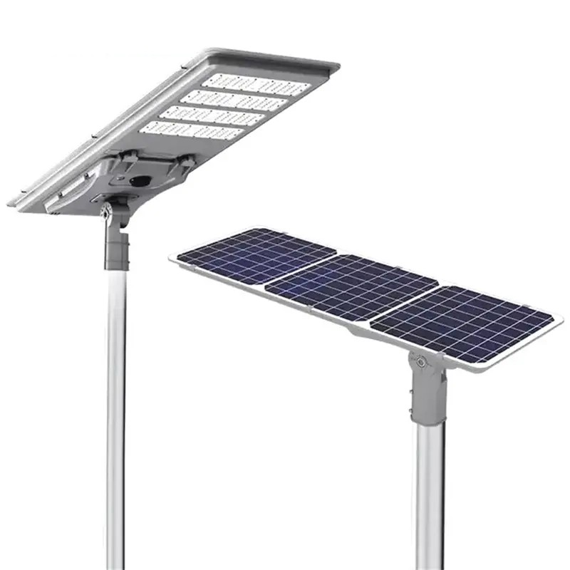 Power Energy 100w with Pole Integrated Street Light