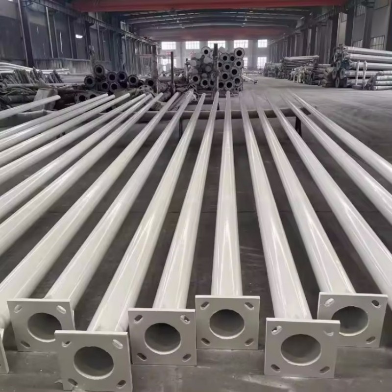 6m 8m 10m IP65 Conical Octagonal High Mast Lamp Lighting Pole