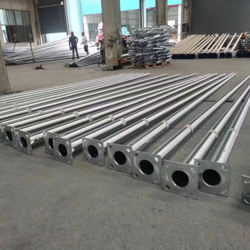6-12m Outdoor Galvanized Q235 Street Light Pole